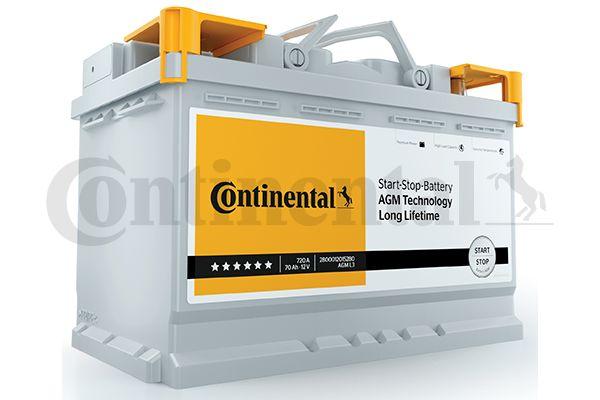 Continental 2800012006280 Start-Stop Batteria 12V 70Ah 720A B13 Batteria  AGM