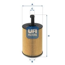 UFI 2502300 - FILTRO ACEITE AUDI,FORD,SEAT,SKODA,