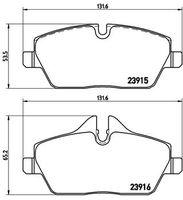 BREMBO P06034 - PASTILLA DE FRENO