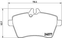 BREMBO P50056 - PASTILLA DE FRENO