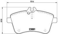 BREMBO P50057 - PASTILLA DE FRENO