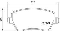 BREMBO P68033 - Pastillas de freno delanteras Renault / Nissan / Dacia