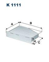 FILTRON K1111 - FILTRO DE HABITACULO SEAT/AUDI CU2939