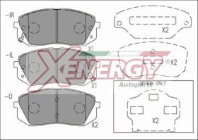 AP XENERGY X41177 - PASTILLAS HYUNDAI I35 1.6. 1.7 CRDI. 2.0 CRDI. CARENS II 2.0