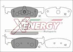 AP XENERGY X41169 - PASTILLAS DACIA LOGAN II 1.2. 1.2 LPG. 1.5. MCV II. SANDERO