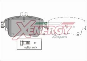 AP XENERGY X41191 - PASTILLAS MERCEDES A,B CLASS (246)  1.8 10/2011-> FRONT