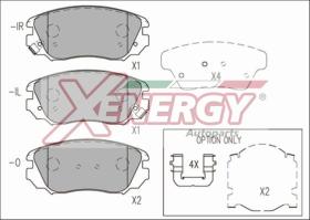 AP XENERGY X41240 - PASTILLAS OPEL/ VAUXHALL INSIGNIA FRONT 16" 07/08->