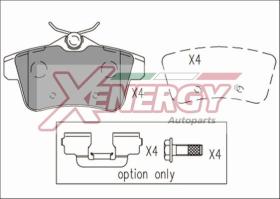 AP XENERGY X41181 - PASTILLAS CITROEN C4/DS4/DS5