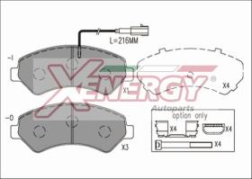 AP XENERGY X41207 - PASTILLAS FIAT DUCATO-CITROEN JUMPER-PEUGEOT BOXER 20Q