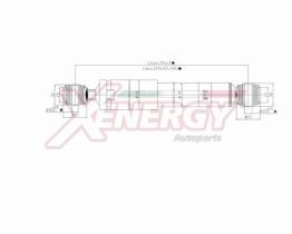 AP XENERGY X828343 - AMORTIGUADOR FIAT PUNTO II (188) POS GAS