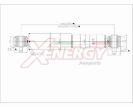 AP XENERGY X414343 - AMORTIGUADOR FIAT IDEA-LANCIA MUSA POS  GAS