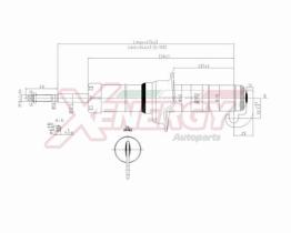 AP XENERGY X025340 - AMORTIGUADOR DELANTERO