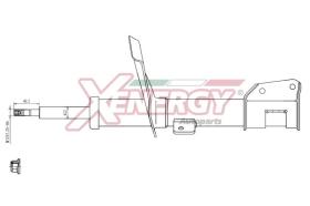 AP XENERGY X863334 - AMORTIGUADOR FIAT MULTIPLA ANT GAS