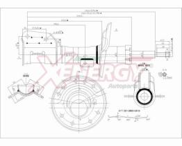 AP XENERGY X731339 - AMORTIGUADOR FIAT BRAVO II ANT GAS