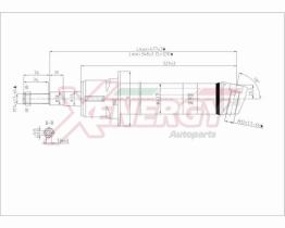 AP XENERGY X901332 - AMORTIGUADOR SMART FORTWO (PER AMM.MOLLA) GAS