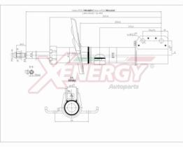 AP XENERGY X744633 - AMORTIGUADOR RENAULT CLIO III ANT OIL