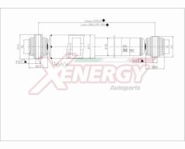 AP XENERGY X440343 - AMORTIGUADOR SMART FORTWO ROADSTER,CITY, COUPE' POS GAS