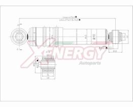 AP XENERGY X445344 - AMORTIGUADOR OPEL ASTRA H POS GAS