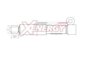 AP XENERGY X094441 - AMORTIGUADOR FIAT PANDA 4WD (141) LANCIA Y10 (156) POS OIL