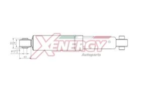 AP XENERGY X991992 - AMORTIGUADOR LANCIA YPSILON (312)-FIAT PANDA (312) POS GAS