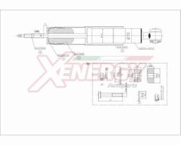 AP XENERGY X306553 - AMORTIGUADOR MERCEDES BENZ CLASSE C W203 POS GAS