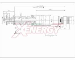 AP XENERGY X810344 - AMORTIGUADOR RENAULT CLIO III POS GAS