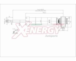 AP XENERGY X814341 - AMORTIGUADOR AUDI A4 (B6) SEAT EXEO POS GAS