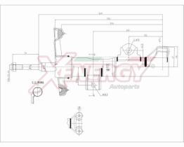 AP XENERGY X920335 - AMORTIGUADOR MERCEDES BENZ CLASSE C W203 ANT GAS