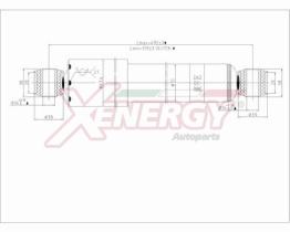 AP XENERGY X284344 - AMORTIGUADOR FIAT DUCATO-CITROEN JUMPER POS 14QLI GAS