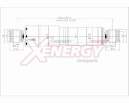 AP XENERGY X283344 - AMORTIGUADOR FIAT DUCATO-CITROEN JUMPER POS 10QLI GAS