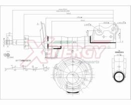 AP XENERGY X853339 - AMORTIGUADOR MERCEDES BENZ B CLASS (W245) ANT GAS