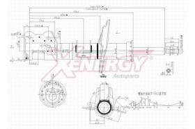 AP XENERGY X911990 - AMORTIGUADOR FIAT PANDA (312) ANT (SX)  GAS