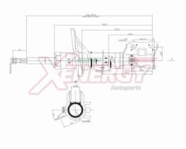 AP XENERGY X507333 - AMORTIGUADOR HYUNDAI GETZ ANT (SX) GAS