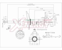 AP XENERGY X808339 - AMORTIGUADOR CITROEN NEMO-FIAT FIORINO. QUBO. PEUGEOT BIPPER