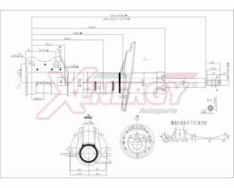 AP XENERGY X809339 - AMORTIGUADOR CITROEN NEMO-FIAT FIORINO. QUBO. PEUGEOT BIPPER