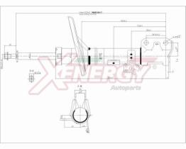 AP XENERGY X040335 - AMORTIGUADOR TOYOTA RAV 4 ANT (DX) GAS