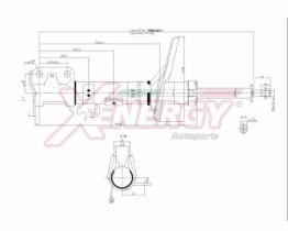 AP XENERGY X041335 - AMORTIGUADOR TOYOTA RAV 4 ANT (SX) GAS