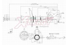 AP XENERGY X901990 - AMORTIGUADOR FIAT PANDA (312) ANT (DX) GAS