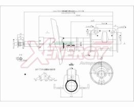 AP XENERGY X724339 - AMORTIGUADOR RENAULT MEGANE III ANT GAS