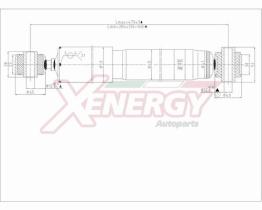 AP XENERGY X145349 - AMORTIGUADOR CITROEN NEMO-FIAT FIORINO,QUBO-PEUGEOT BIPPER P