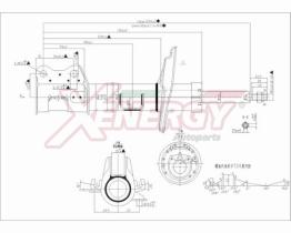 AP XENERGY X789339 - AMORTIGUADOR FIAT DOBLO (263) ANT (SX)  GAS