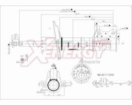 AP XENERGY X788339 - AMORTIGUADOR FIAT DOBLO (263) ANT (DX) GAS