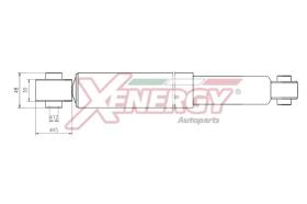 AP XENERGY X357553 - AMORTIGUADOR FIAT CROMA II (194)-OPEL VECTRA C, SIGNUM POS O