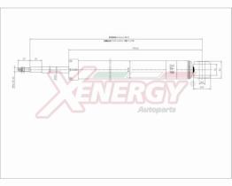 AP XENERGY X290343 - AMORTIGUADOR FORD FOCUS I POS GAS