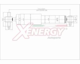 AP XENERGY X291343 - AMORTIGUADOR FORD FOCUS I SW POS GAS