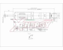 AP XENERGY X265343 - AMORTIGUADOR OPEL TIGRA POS GAS