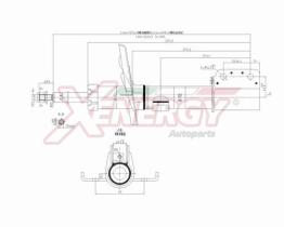 AP XENERGY X740333 - AMORTIGUADOR RENAULT MODUS ANT GAS