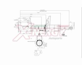 AP XENERGY X633334 - AMORTIGUADOR FIAT CROMA II (194)-OPEL VECTRA C. SIGNUM ANT G