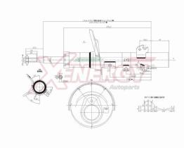 AP XENERGY X707339 - AMORTIGUADOR PEUGEOT 207 HDI ANT (DX) GAS