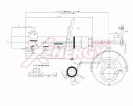 AP XENERGY X708339 - AMORTIGUADOR PEUGEOT 207 HDI ANT (SX) GAS